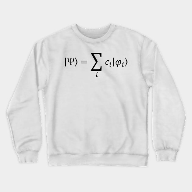 Quantum Superposition Crewneck Sweatshirt by ScienceCorner